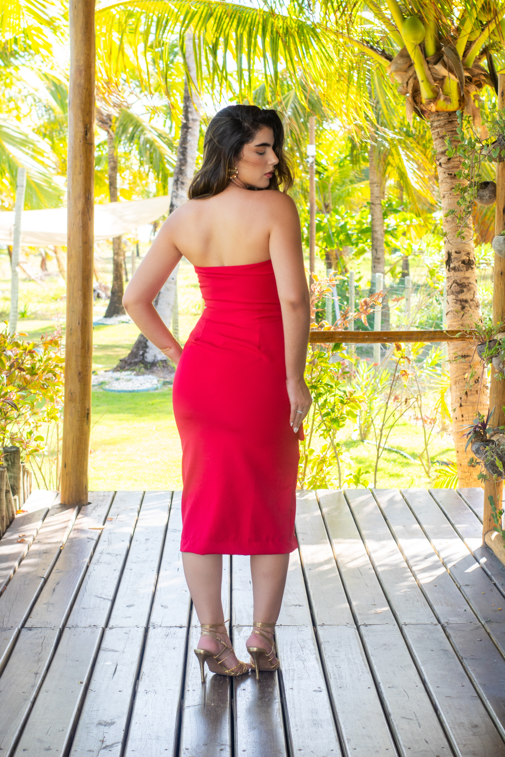 Vestido Midi em Alfaiataria - Ref 5760