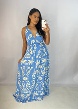 Vestido Longo em Viscolinho - Ref 5865