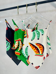 Cropped Lenço em Crepe - Ref 5955