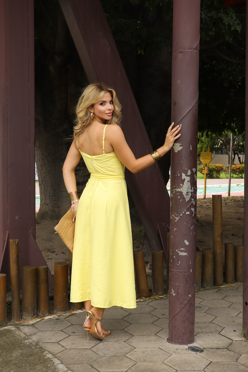 Vestido Midi em Alfaiataria Marant - Ref 6147