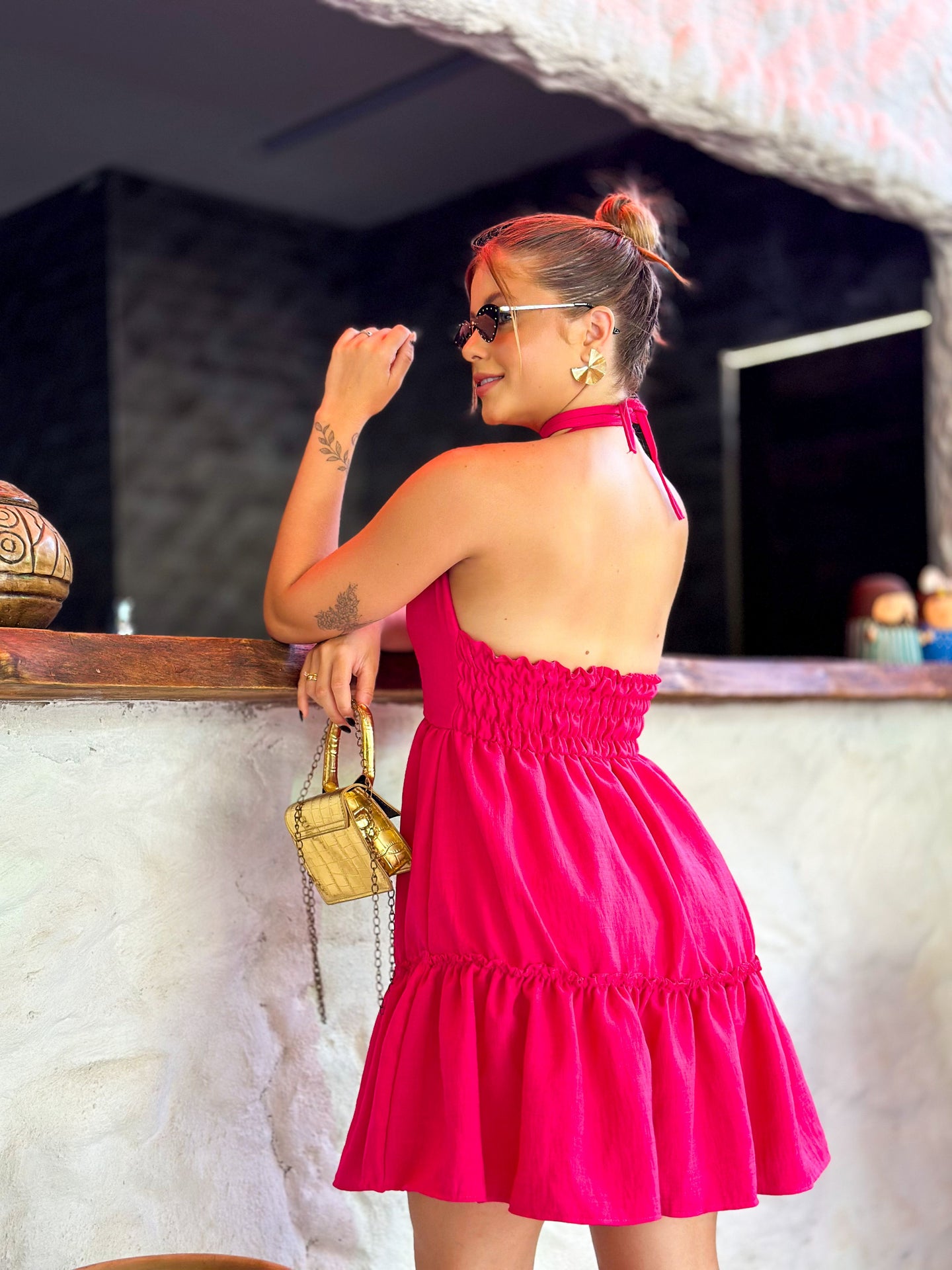 Vestido em Viscolinho - Ref 4966