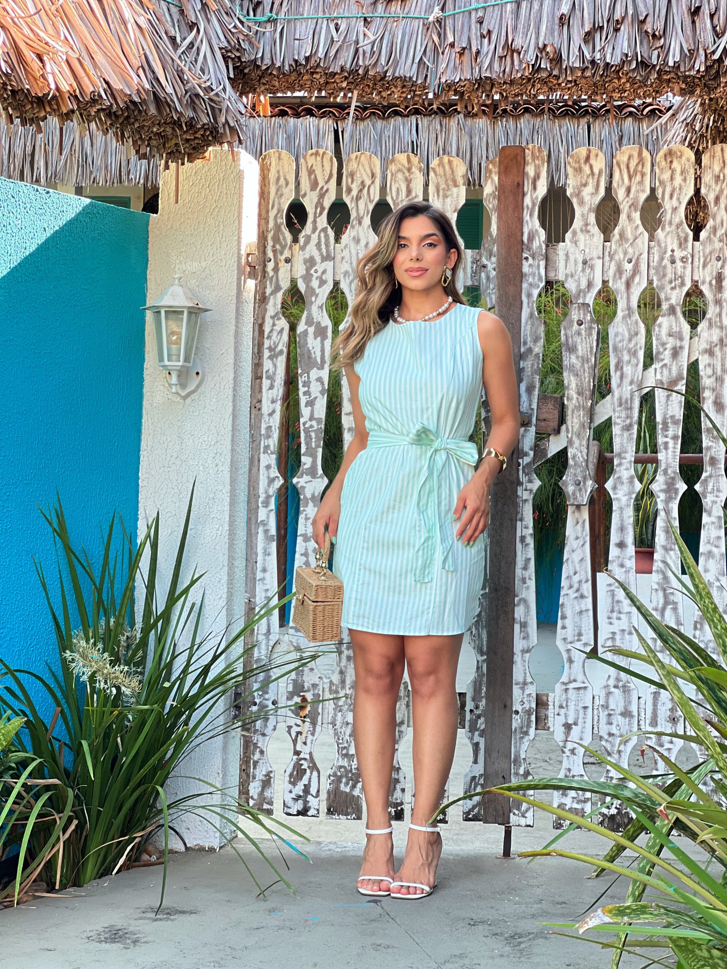 Vestido em Tricoline - Ref 1312
