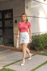 Cropped Canelado - Ref 4637