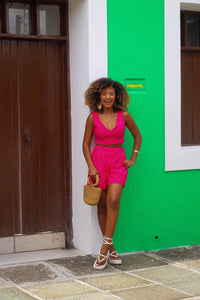 Cropped em Linho - Ref 5856