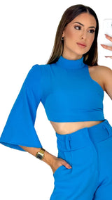 Cropped em Alfaiataria - Ref 45961